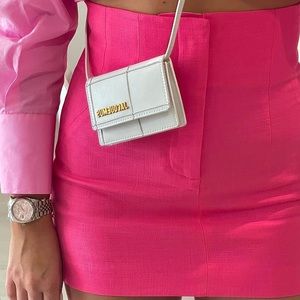 Sarah high waisted zip skirt
